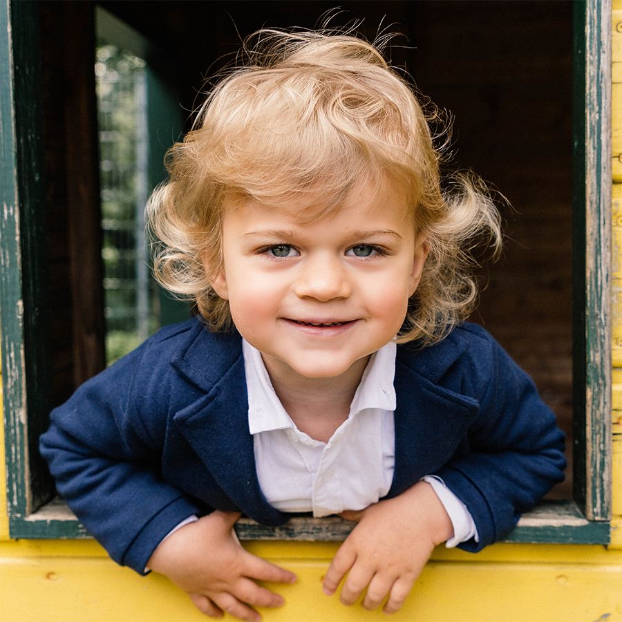 Kindergarten Outdoor-Fotoshooting